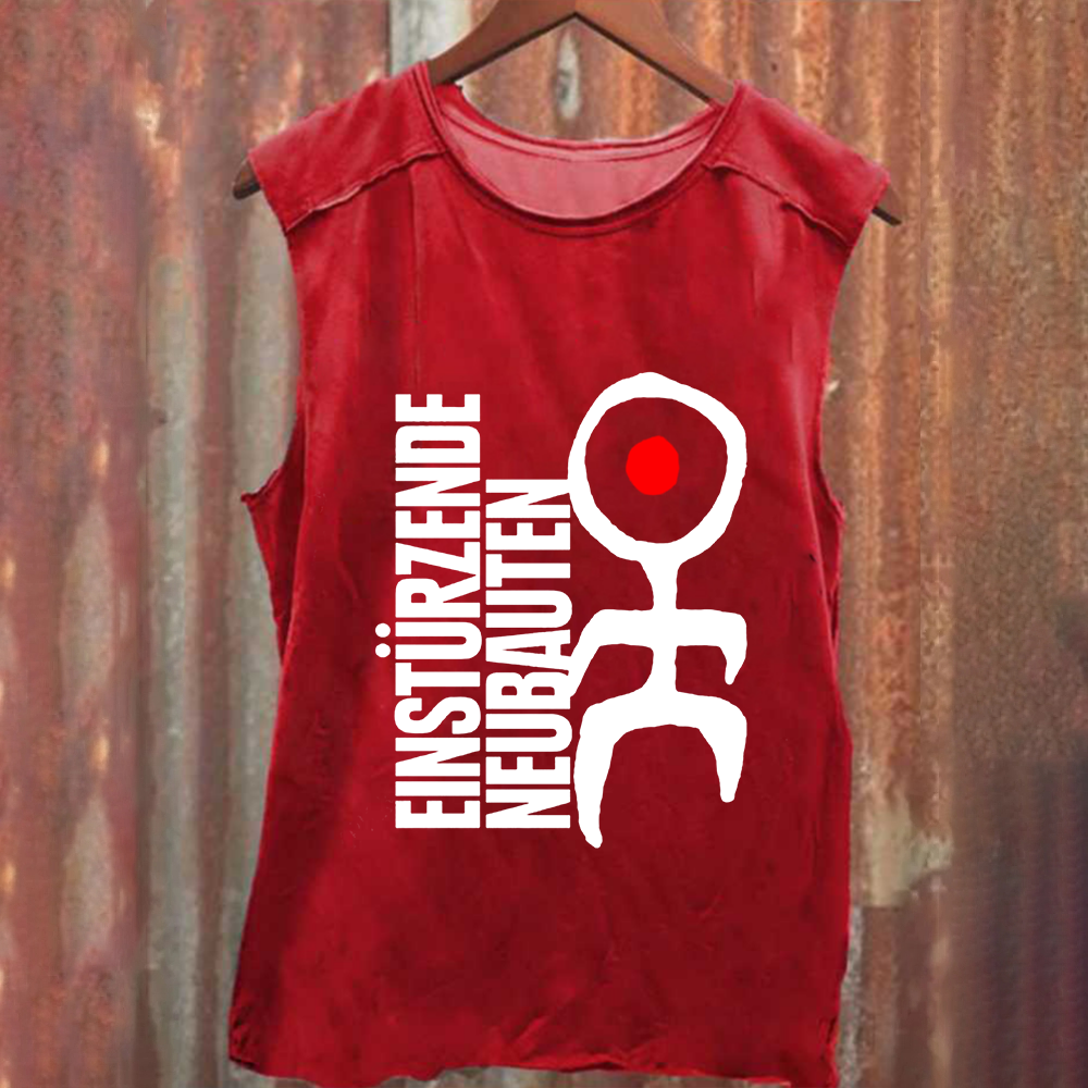 Unisex Vintage Washed Einstürzende Neubauten Band  Tank Top