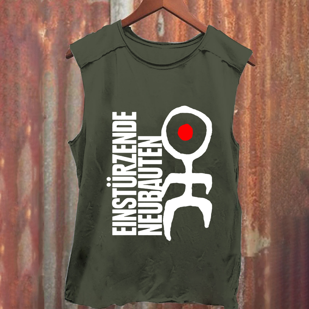 Unisex Vintage Washed Einstürzende Neubauten Band  Tank Top