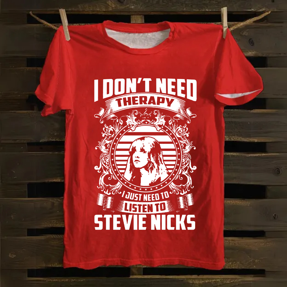 Unisex Vintage Stevie Nicks Singer Cotton T-Shirt