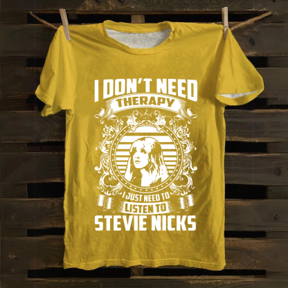 Unisex Vintage Stevie Nicks Singer Cotton T-Shirt
