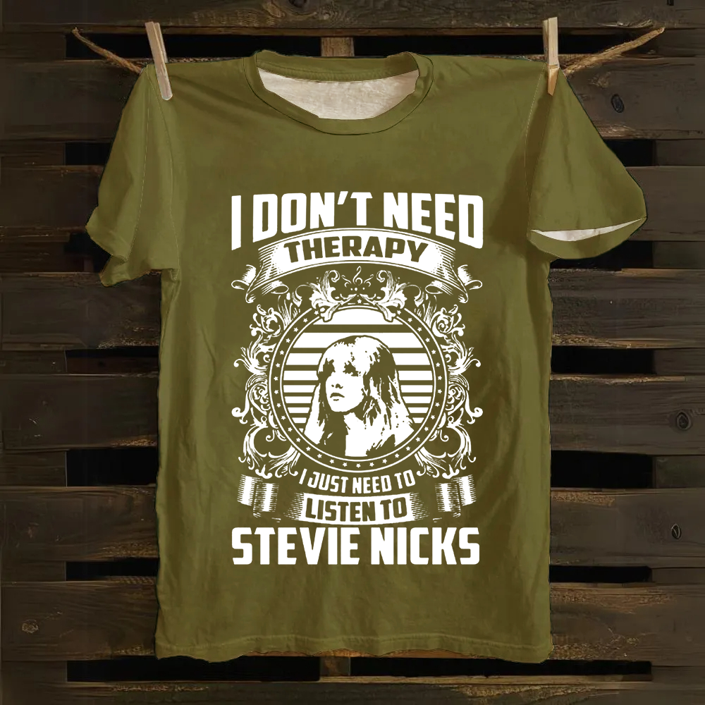Unisex Vintage Stevie Nicks Singer Cotton T-Shirt