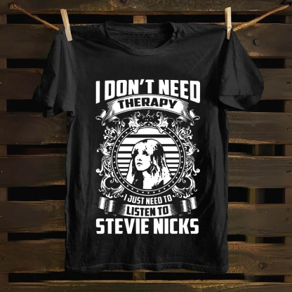 Unisex Vintage Stevie Nicks Singer Cotton T-Shirt