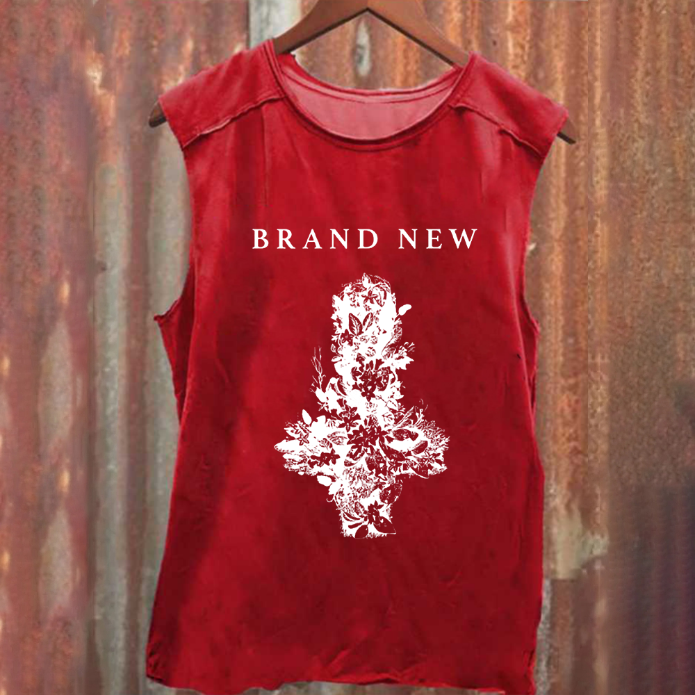 Unisex Vintage Washed Brand New Band Tank Top