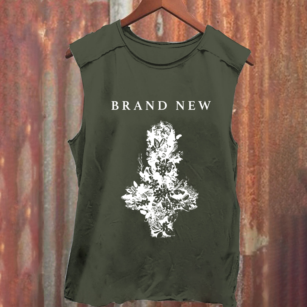 Unisex Vintage Washed Brand New Band Tank Top