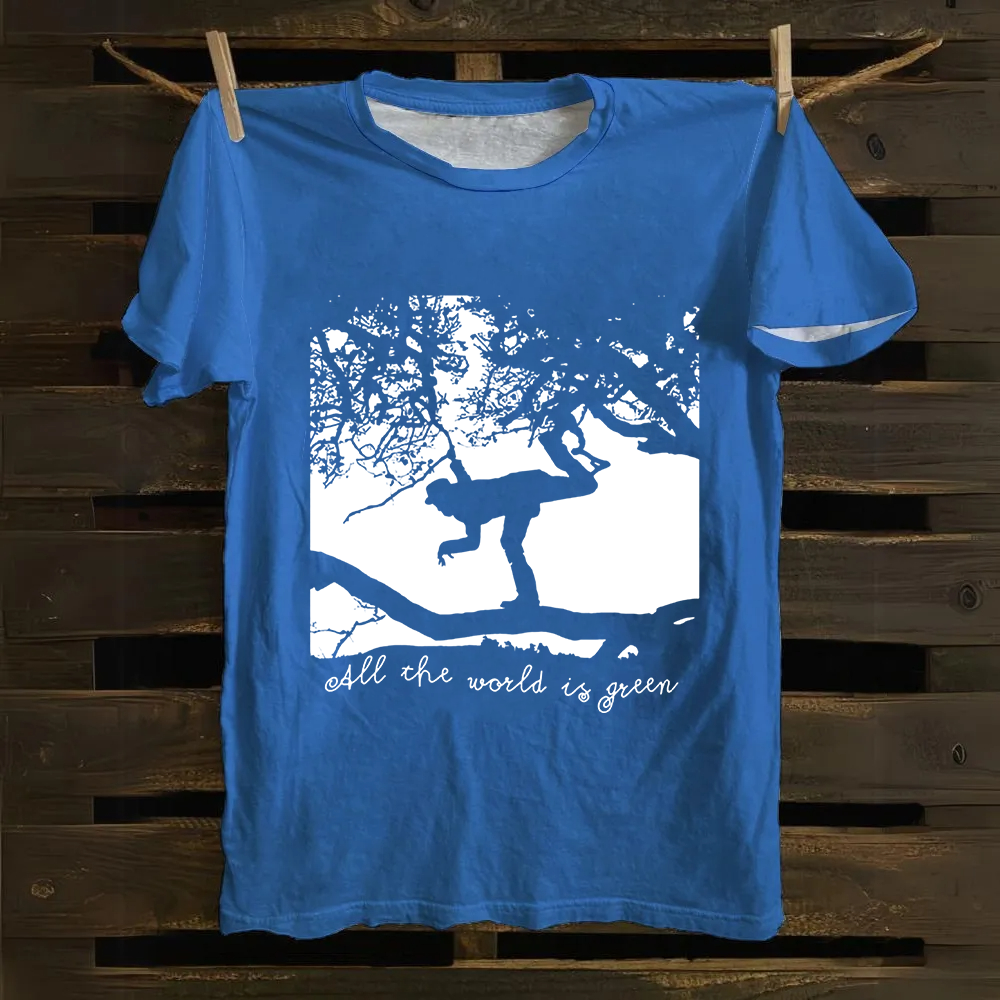 Unisex Vintage  Tom Waits - All the World is Green Music Cotton T-Shirt