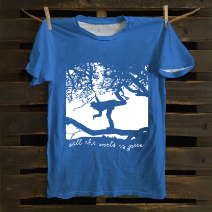 Unisex Vintage  Tom Waits - All the World is Green Music Cotton T-Shirt