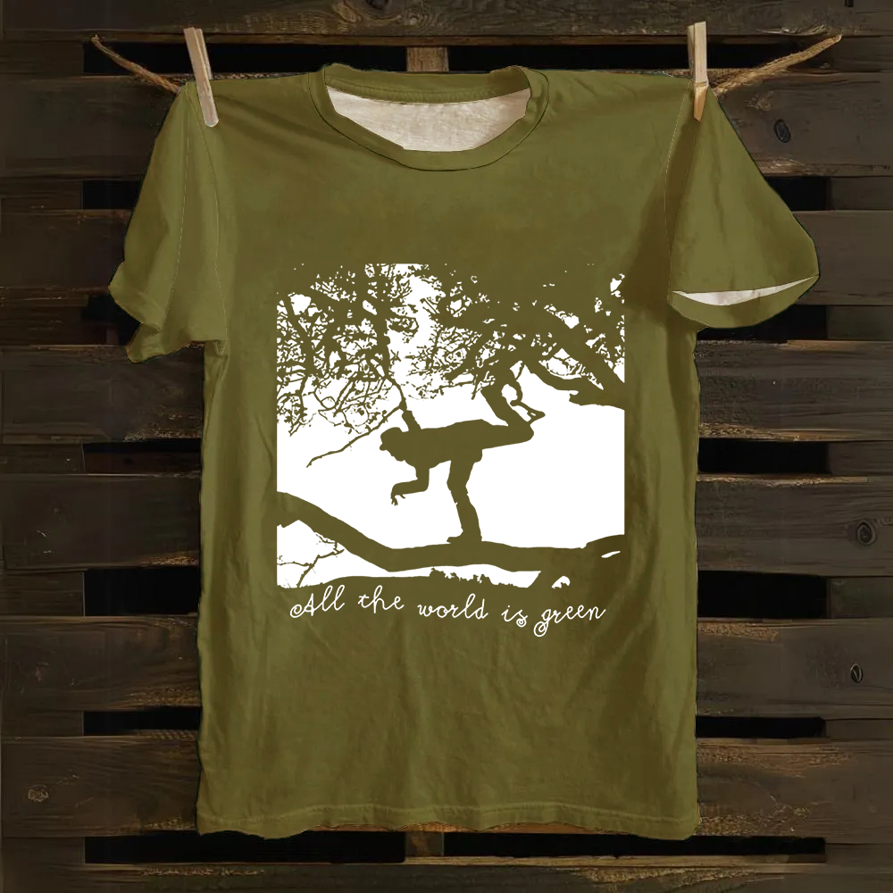 Unisex Vintage  Tom Waits - All the World is Green Music Cotton T-Shirt