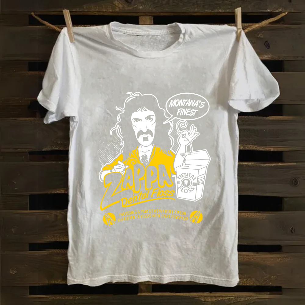 Unisex Vintage Frank Zappa Composer Cotton T-Shirt