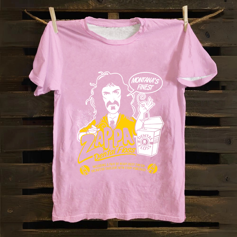 Unisex Vintage Frank Zappa Composer Cotton T-Shirt