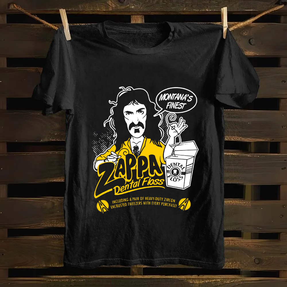Unisex Vintage Frank Zappa Composer Cotton T-Shirt