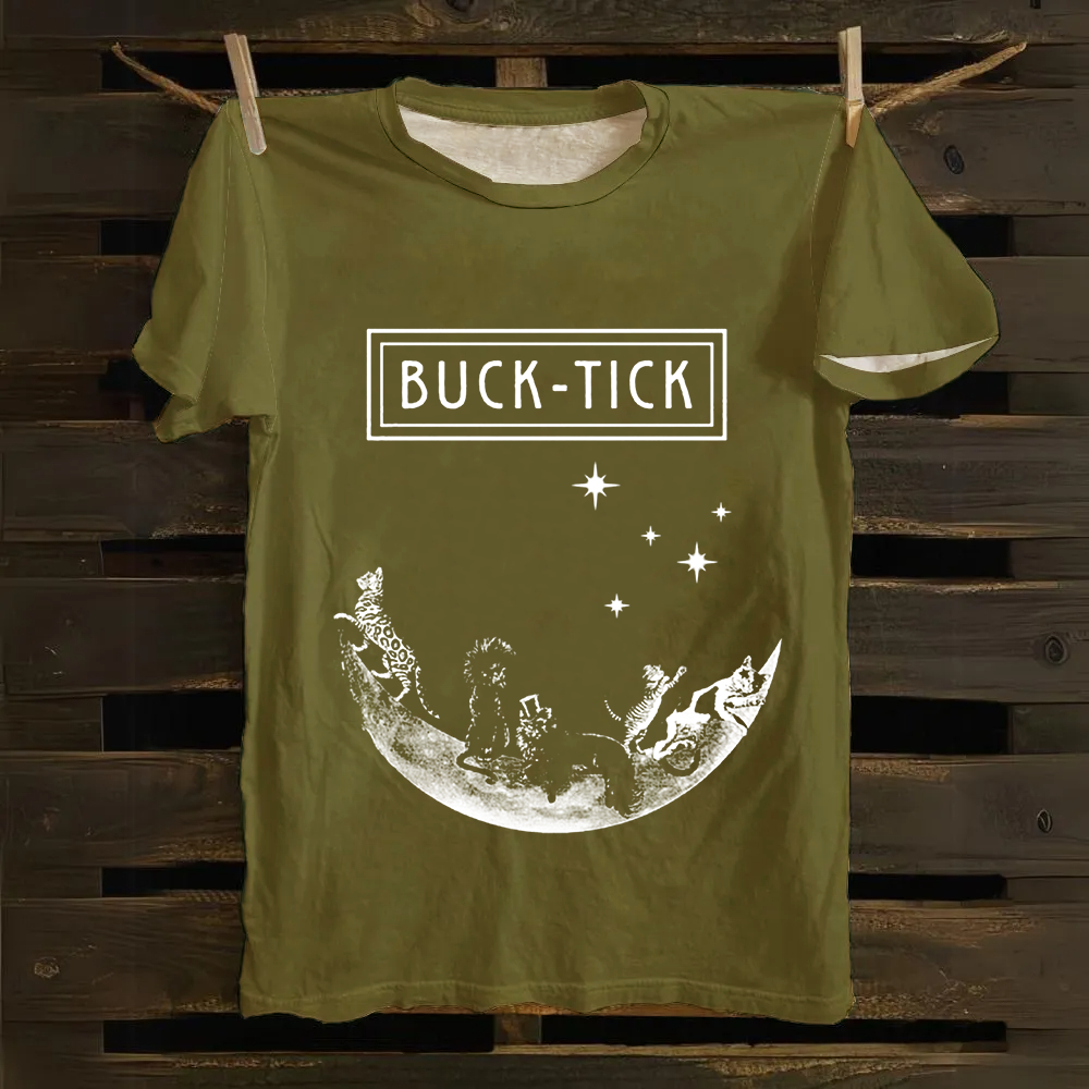 Unisex Vintage Buck-Tick Band  Cotton T-Shirt