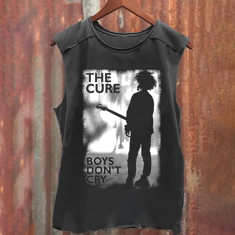 Unisex Vintage Washed The Cure Tank Top