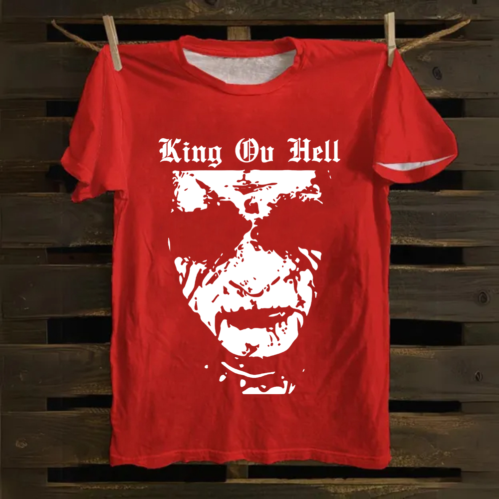 Unisex Vintage  King ov Hell Musicians Cotton T-Shirt