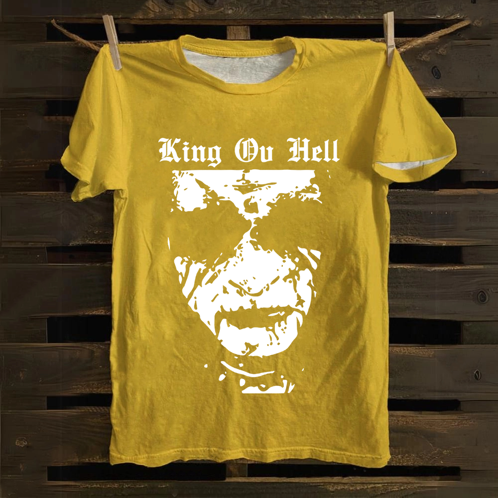 Unisex Vintage  King ov Hell Musicians Cotton T-Shirt
