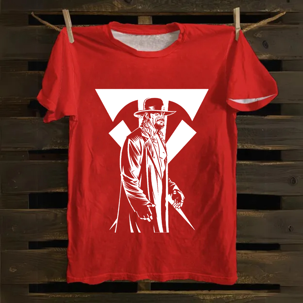 Unisex Vintage Wrestling The Undertaker Cotton T-Shirt