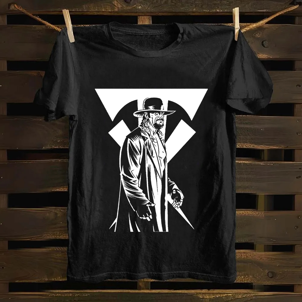 Unisex Vintage Wrestling The Undertaker Cotton T-Shirt