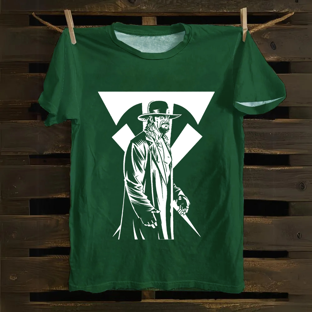 Unisex Vintage Wrestling The Undertaker Cotton T-Shirt