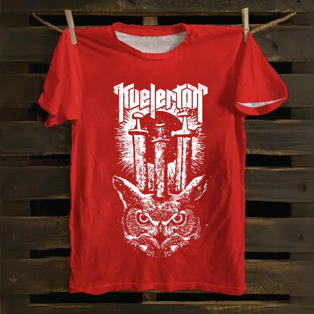 Unisex Vintage  Kvelertak Band  Cotton T-Shirt