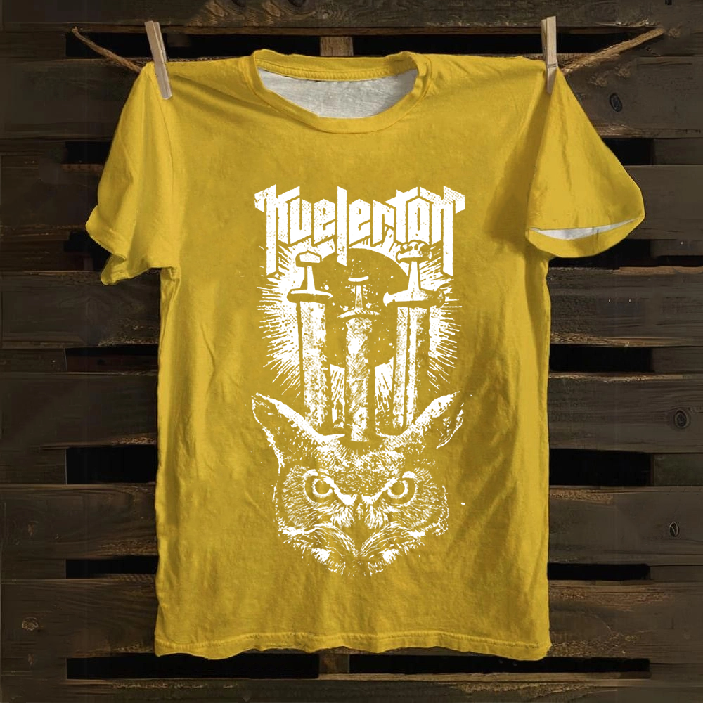 Unisex Vintage  Kvelertak Band  Cotton T-Shirt