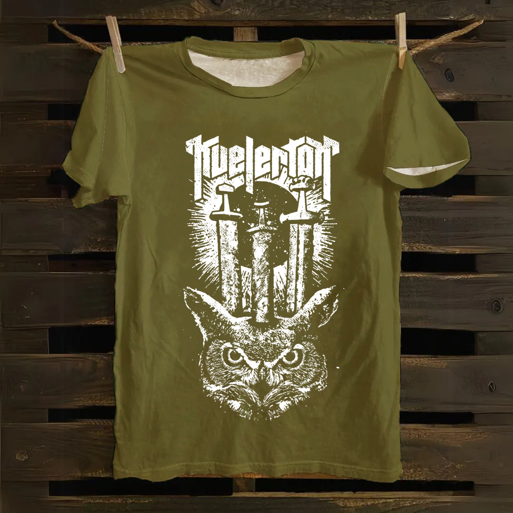Unisex Vintage  Kvelertak Band  Cotton T-Shirt