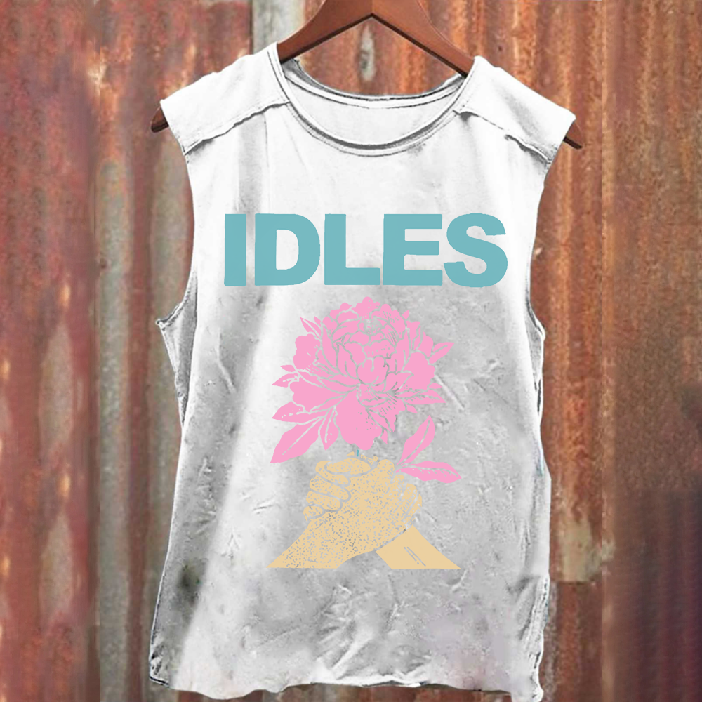 Idles Band Vintage Washed  Tank Top