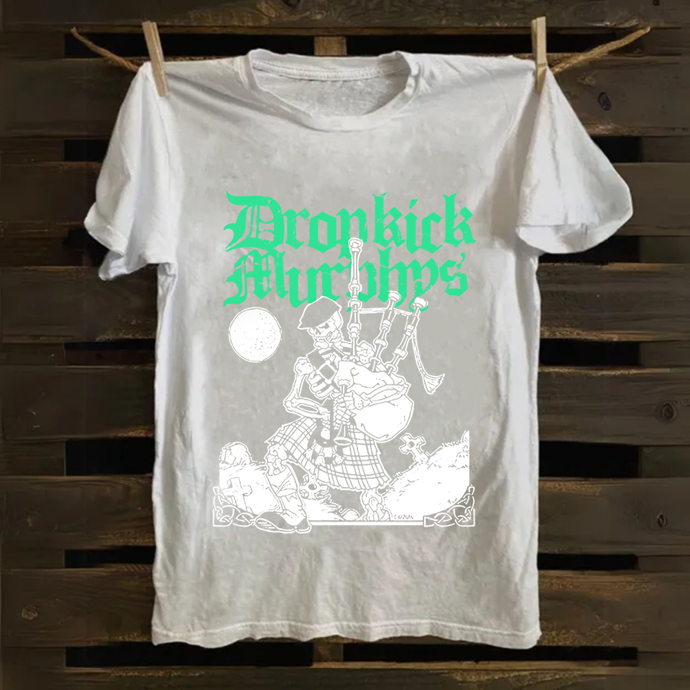 Unisex Vintage Dropkick Murphys Band Cotton T-Shirt