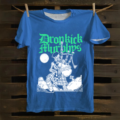 Unisex Vintage Dropkick Murphys Band Cotton T-Shirt