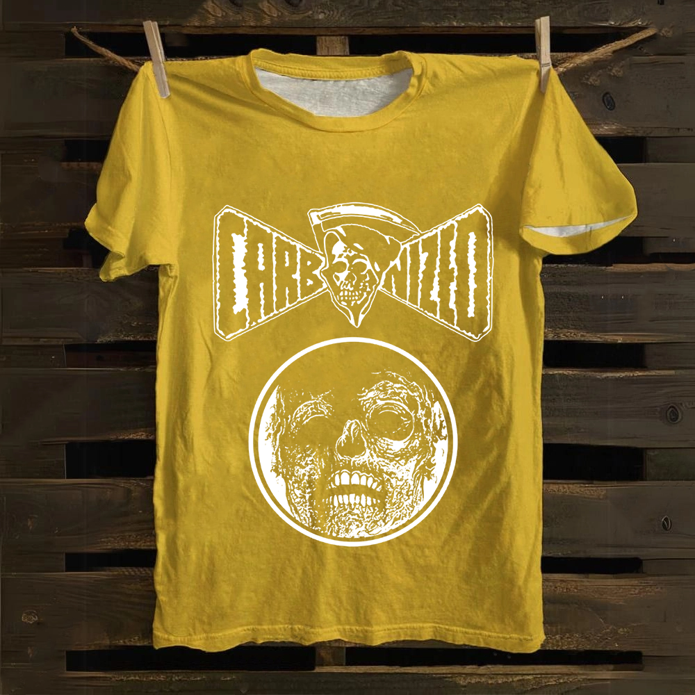 Unisex Vintage  Carbonized Band Cotton T-Shirt