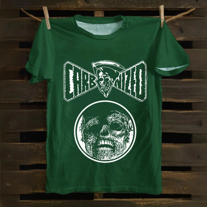 Unisex Vintage  Carbonized Band Cotton T-Shirt
