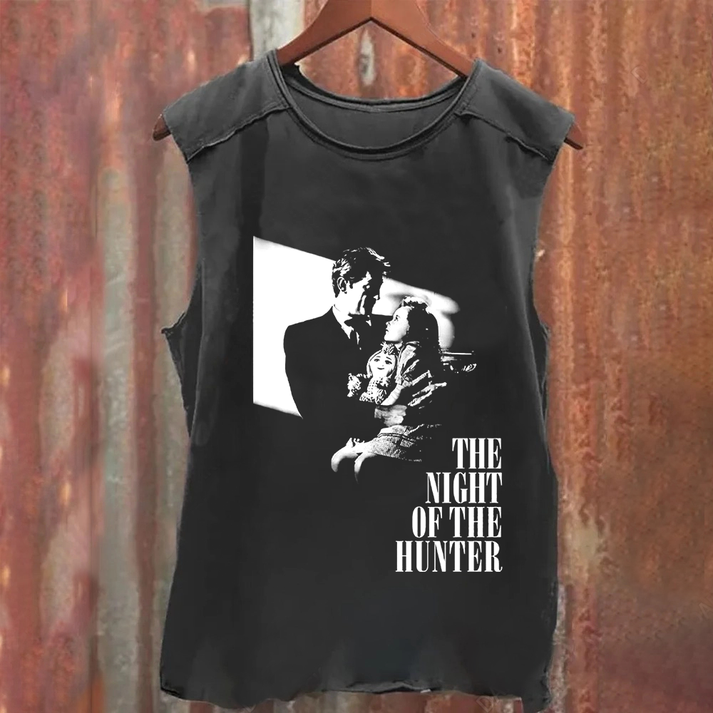 Unisex Vintage Washed  The Night of the Hunter Horror Movie Tank Top