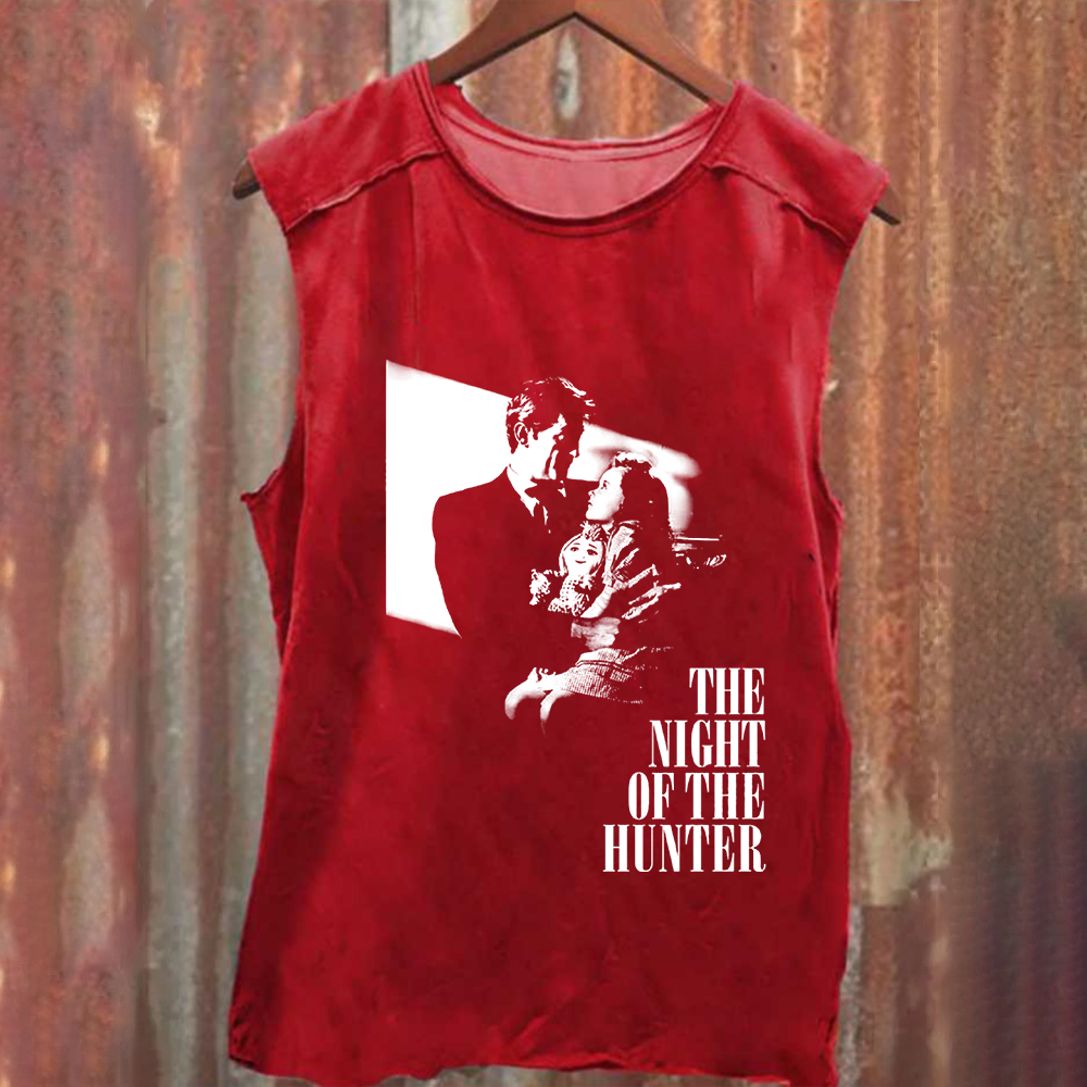 Unisex Vintage Washed  The Night of the Hunter Horror Movie Tank Top