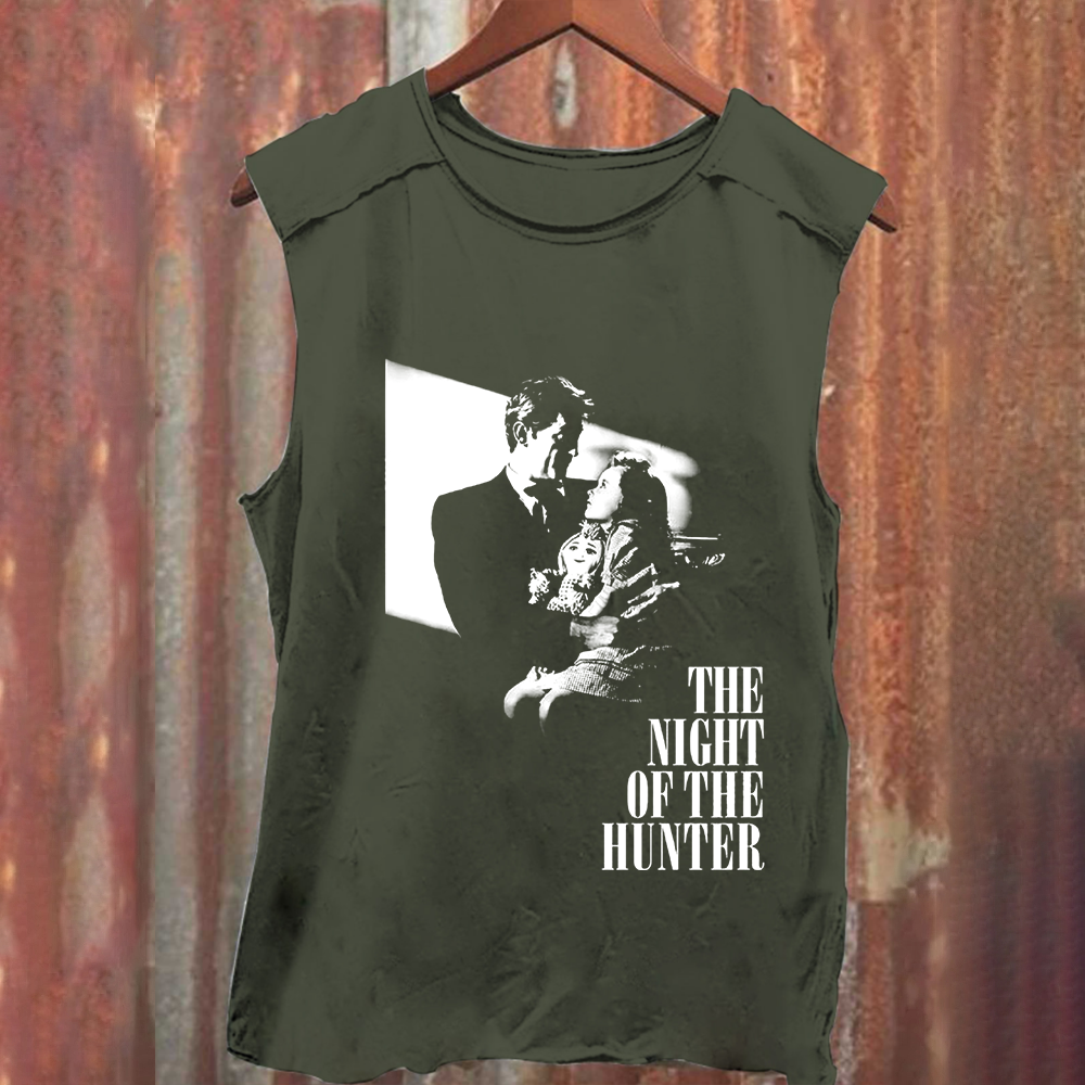 Unisex Vintage Washed  The Night of the Hunter Horror Movie Tank Top