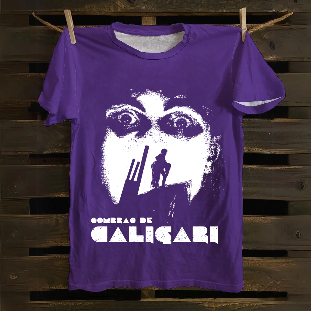 Unisex Vintage Cab-i-net of Dr. Cali-gari Cotton T-Shirt
