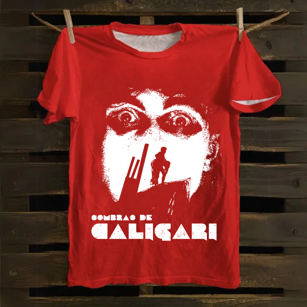 Unisex Vintage Cab-i-net of Dr. Cali-gari Cotton T-Shirt