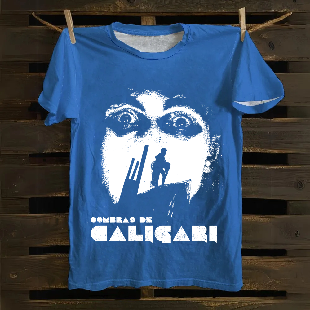 Unisex Vintage Cab-i-net of Dr. Cali-gari Cotton T-Shirt