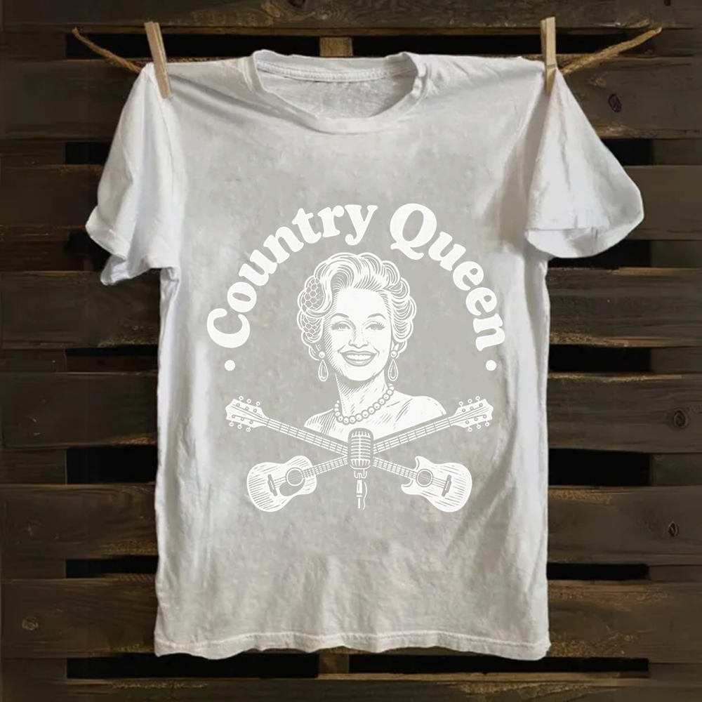 Unisex Vintage Dolly Parton Singer Cotton T-Shirt