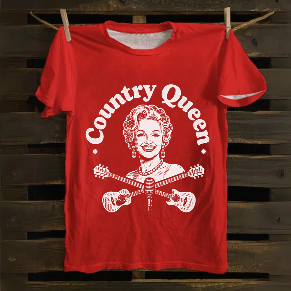 Unisex Vintage Dolly Parton Singer Cotton T-Shirt