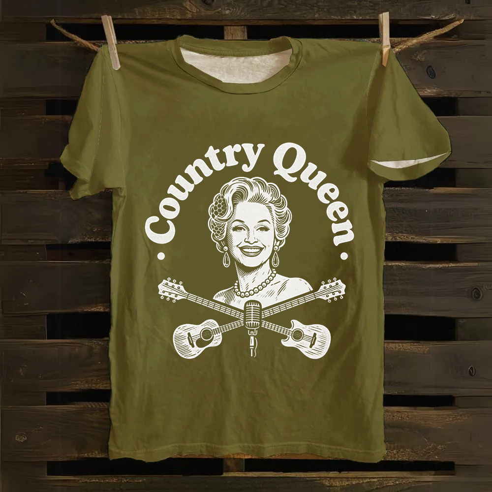 Unisex Vintage Dolly Parton Singer Cotton T-Shirt