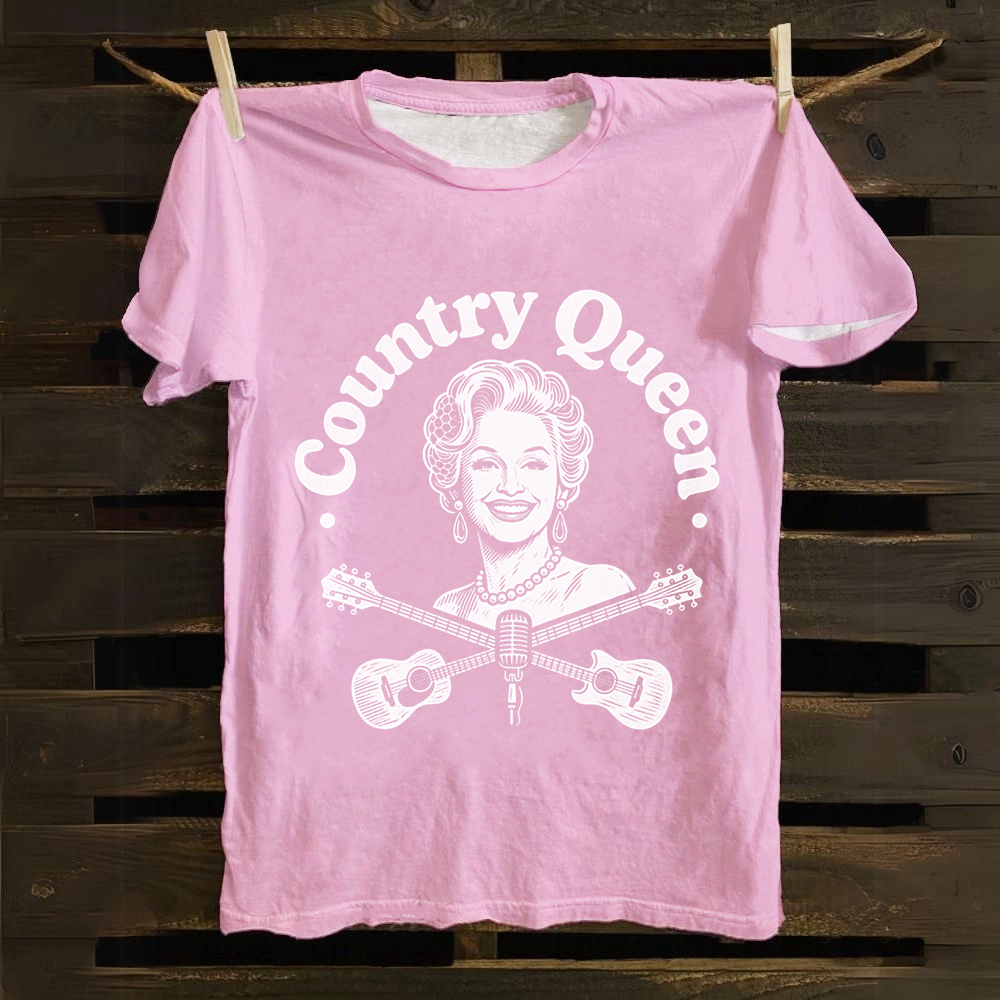 Unisex Vintage Dolly Parton Singer Cotton T-Shirt