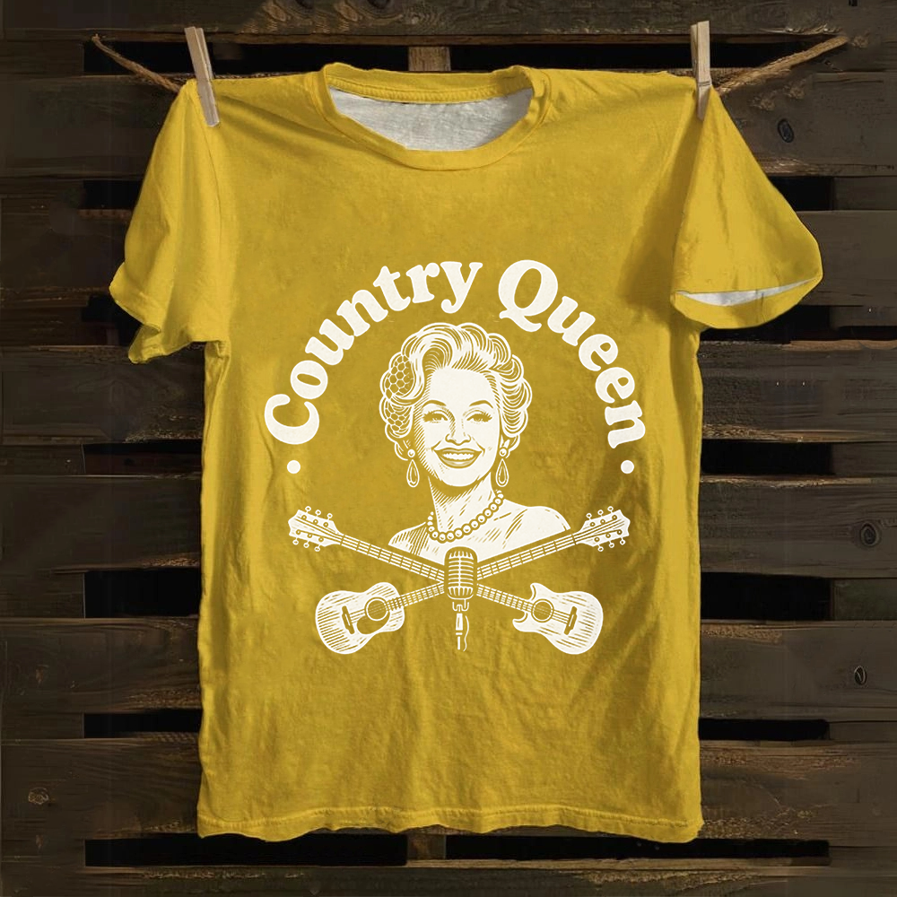 Unisex Vintage Dolly Parton Singer Cotton T-Shirt