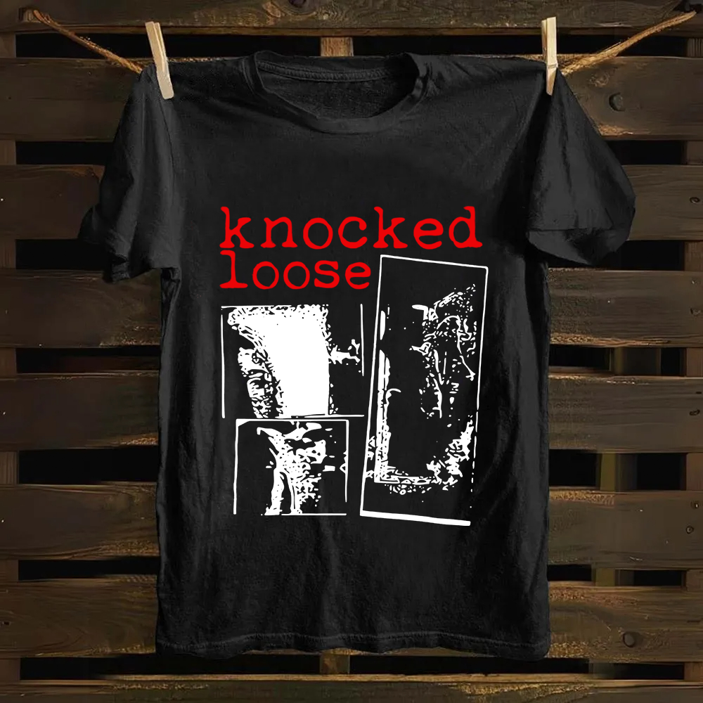 Unisex Vintage Knocked Loose Band Cotton T-Shirt