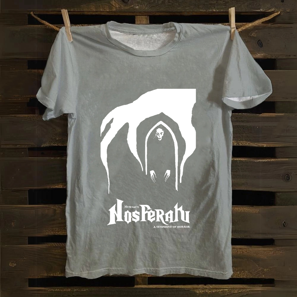 Unisex Vintage Nosferatu Horror Movie Cotton T-Shirt