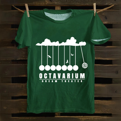 Unisex Vintage Dream Theater Rock Band Cotton T-Shirt