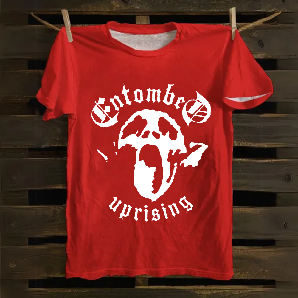 Unisex Vintage Entombed Cotton T-Shirt