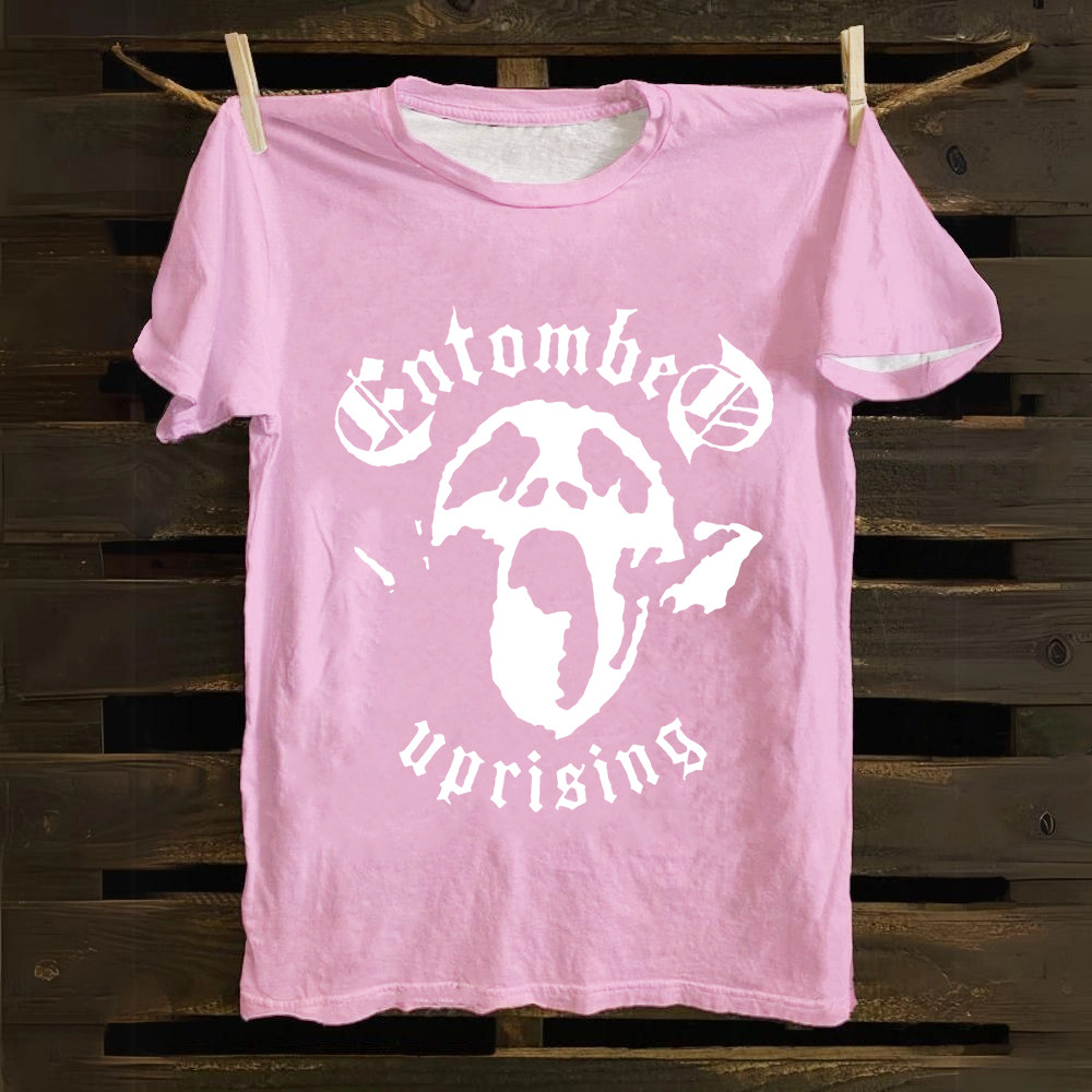 Unisex Vintage Entombed Cotton T-Shirt