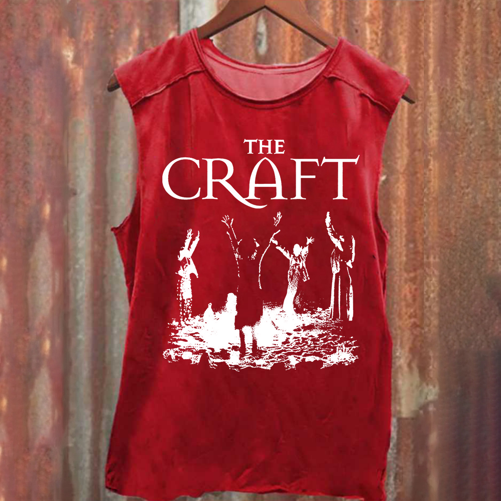 The Craft Horror Movie Vintage Washed Tank Top