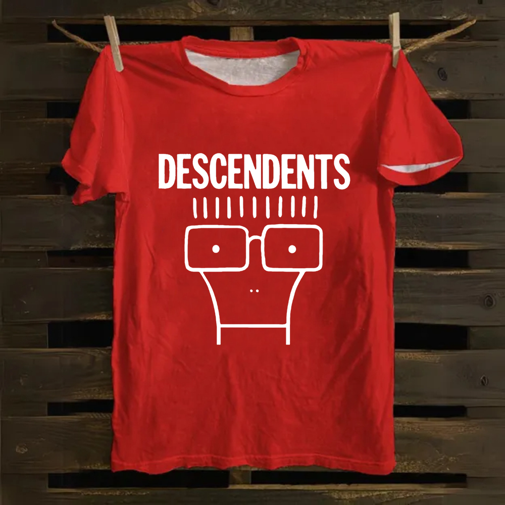 Unisex Vintage Descendents Punk Rock Band Cotton T-Shirt