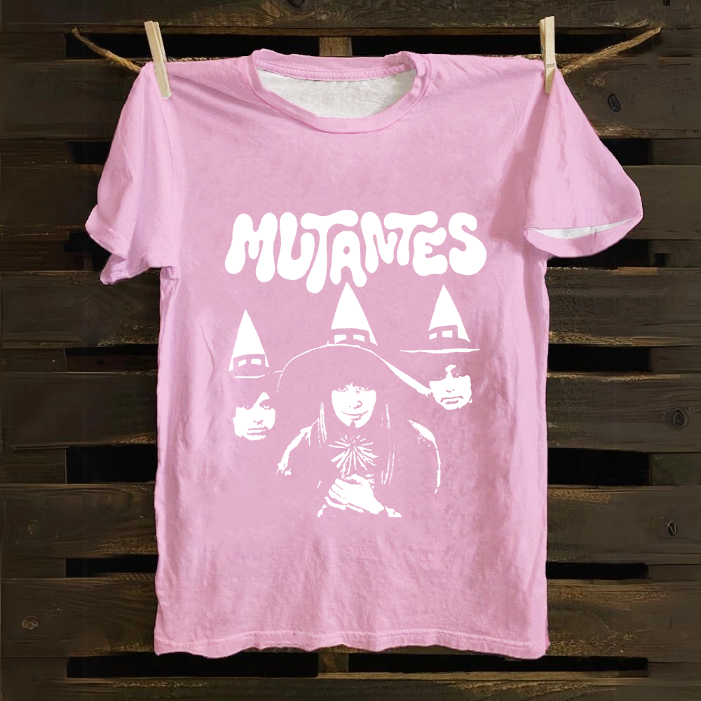 Unisex Vintage Os Mutantes Rock Band Cotton T-Shirt