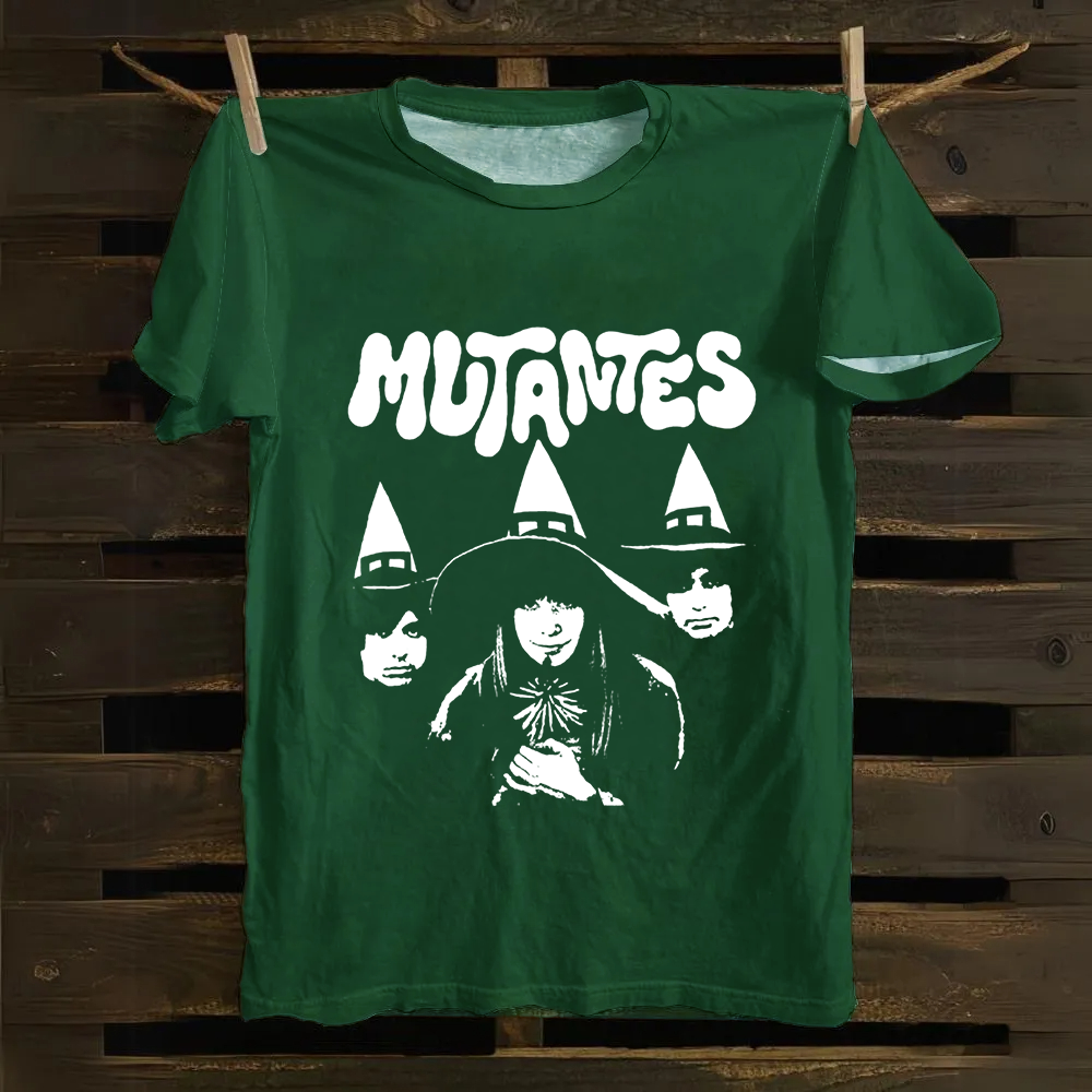 Unisex Vintage Os Mutantes Rock Band Cotton T-Shirt