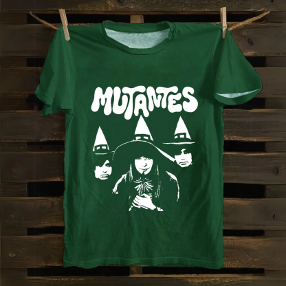 Unisex Vintage Os Mutantes Rock Band Cotton T-Shirt